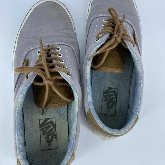 Vans ERA 59 Frost Gray White Leather Samurai Warrior Men Casual Shoes SZ 9.5 - Picture 6 of 8